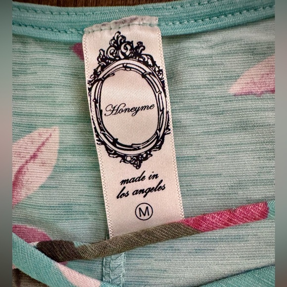 HoneyMe Tunic Length Floral Dress/Top - Picture 6 of 6